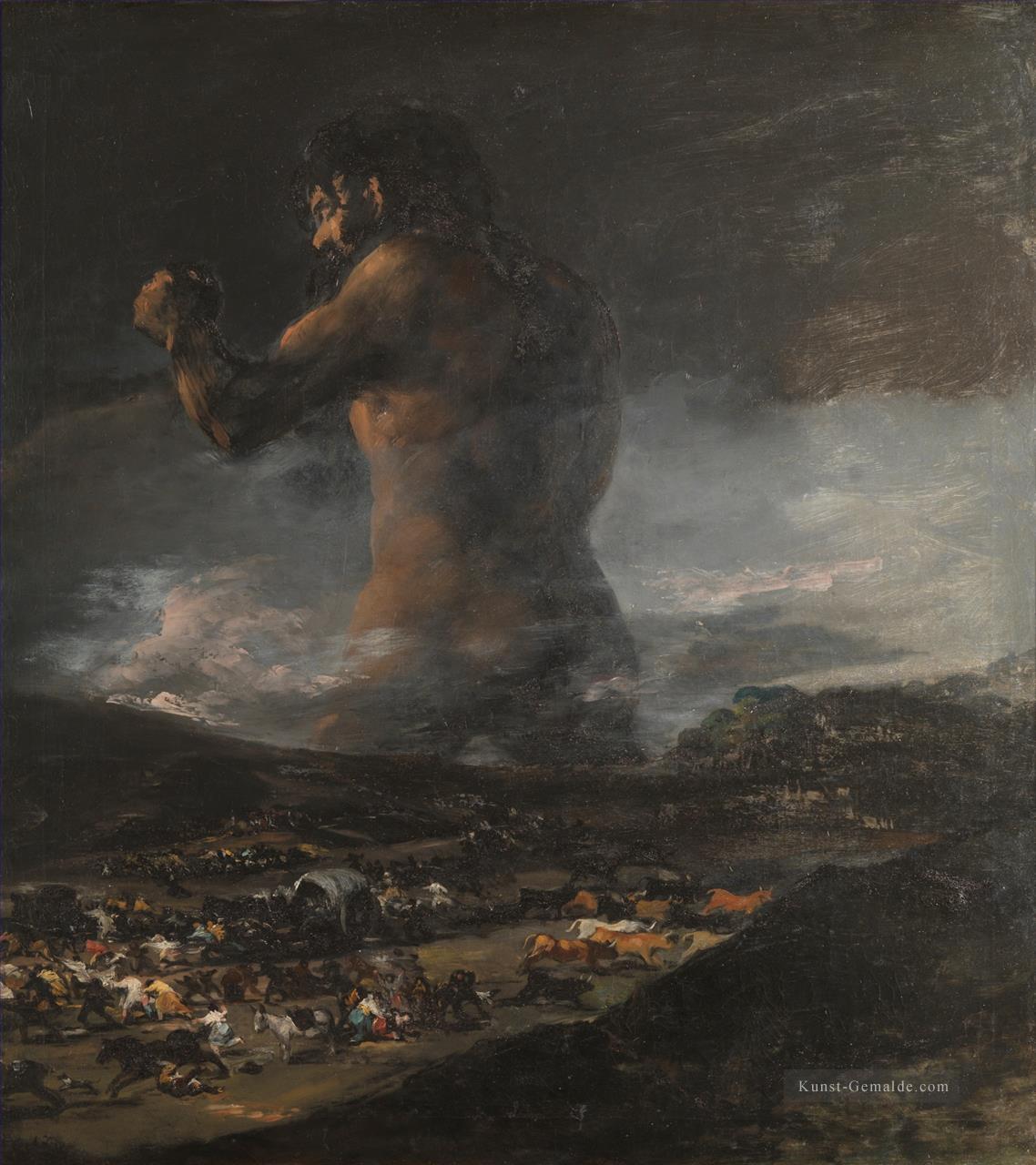 der Koloss Francisco de Goya Ölgemälde